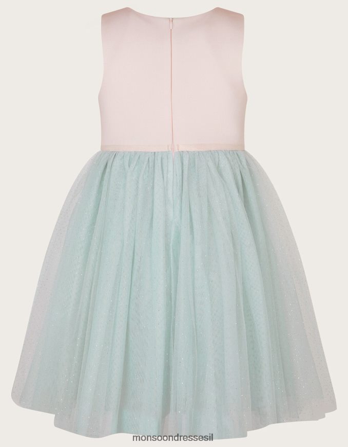 הַלבָּשָׁה Monsoon שמלת ערבה של ארץ הפלא רַב ילדה HTJ0TZ1657