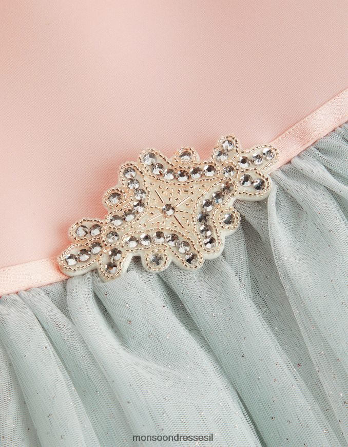 הַלבָּשָׁה Monsoon שמלת ערבה של ארץ הפלא רַב ילדה HTJ0TZ1657