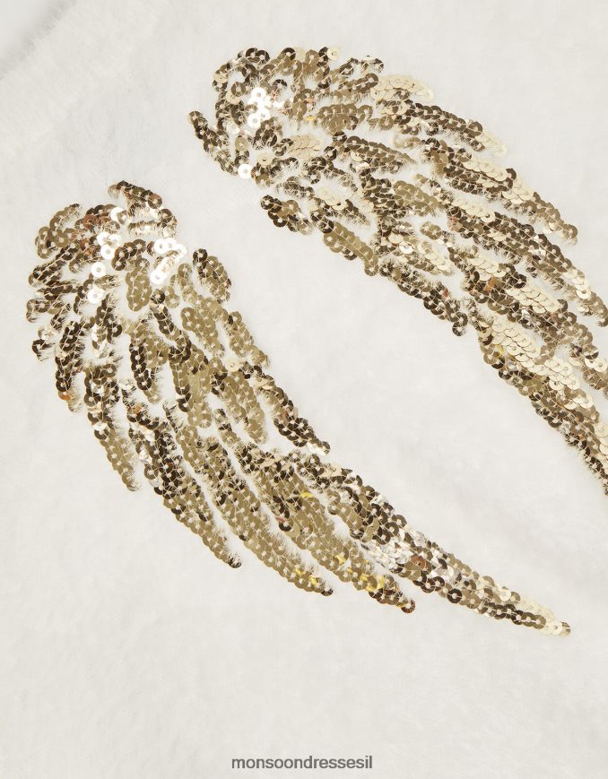 הַלבָּשָׁה Monsoon מגשר כנפי ארץ הפלא שֶׁנהָב ילדה HTJ0TZ1660