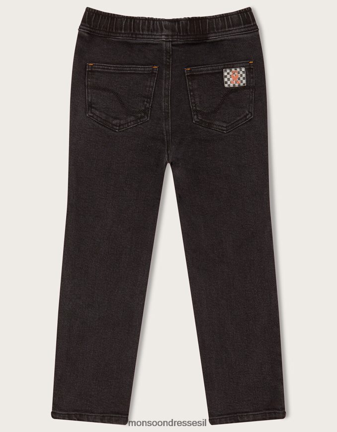 הַלבָּשָׁה Monsoon ללבוש ג'ינס ג'ינס שָׁחוֹר יְלָדִים HTJ0TZ1683