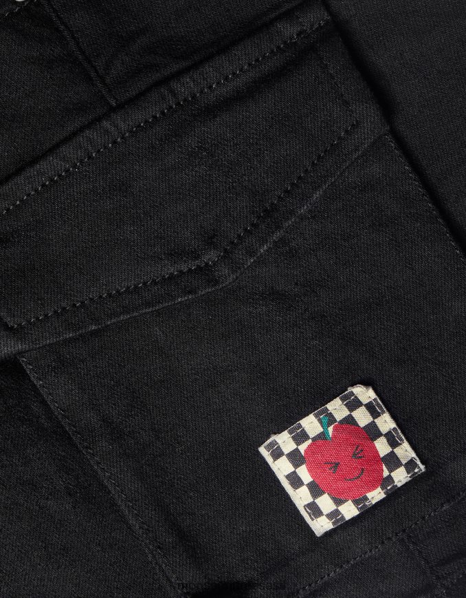 הַלבָּשָׁה Monsoon חצאית מיני ג'ינס שָׁחוֹר ילדה HTJ0TZ1684