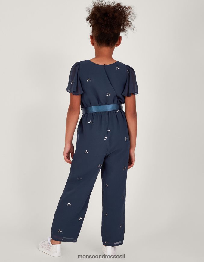 הַלבָּשָׁה Monsoon סרבל מסיבות פיזור מפזרים כחול (צי) ילדה HTJ0TZ1696