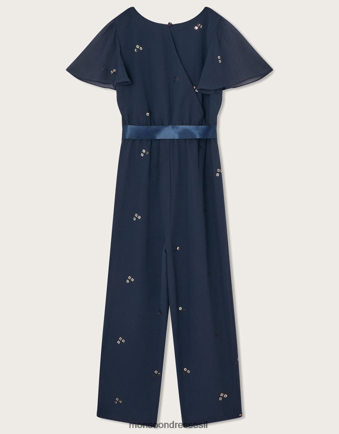 הַלבָּשָׁה Monsoon סרבל מסיבות פיזור מפזרים כחול (צי) ילדה HTJ0TZ1696