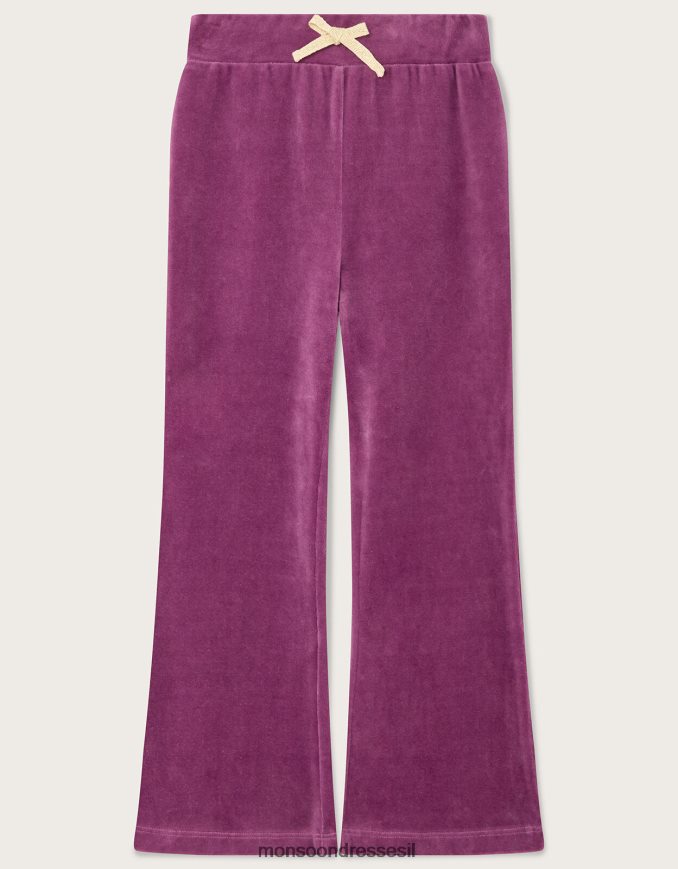 הַלבָּשָׁה Monsoon נעלי ריצה מתרחבות בקטיפה קוסמית סָגוֹל ילדה HTJ0TZ1700