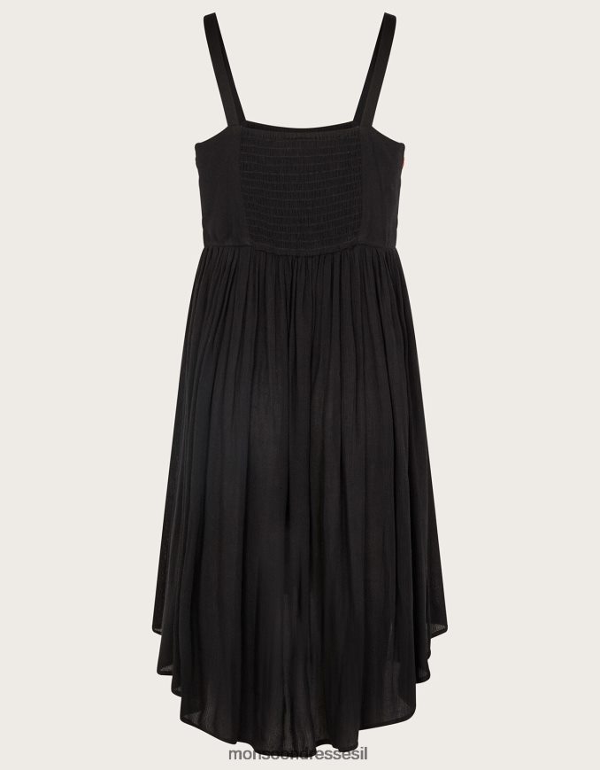 הַלבָּשָׁה Monsoon שמלת קרושה שָׁחוֹר ילדה HTJ0TZ1707