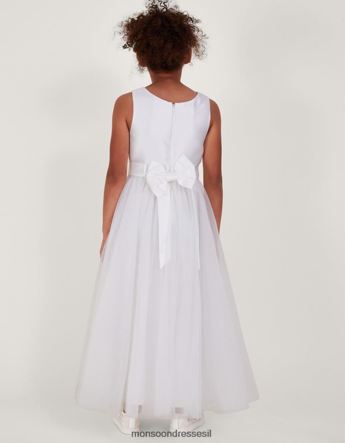 הַלבָּשָׁה Monsoon שמלת מקסי של אודט אליס טול שֶׁנהָב ילדה HTJ0TZ1723