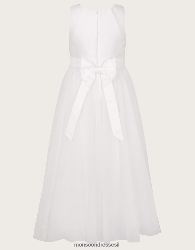 הַלבָּשָׁה Monsoon שמלת מקסי של אודט אליס טול שֶׁנהָב ילדה HTJ0TZ1723