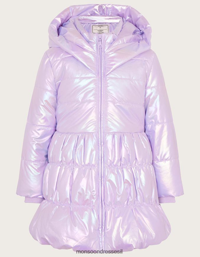 הַלבָּשָׁה Monsoon מעיל מרופד מתכתי סגול (לילך) ילדה HTJ0TZ1744