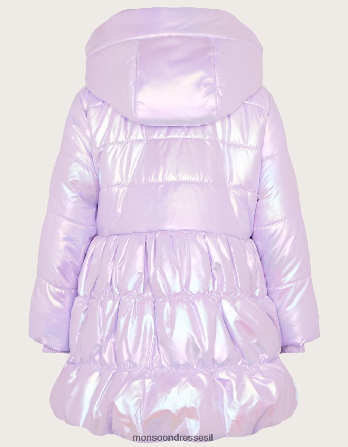 הַלבָּשָׁה Monsoon מעיל מרופד מתכתי סגול (לילך) ילדה HTJ0TZ1744