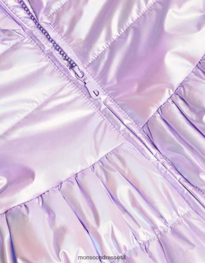 הַלבָּשָׁה Monsoon מעיל מרופד מתכתי סגול (לילך) ילדה HTJ0TZ1744