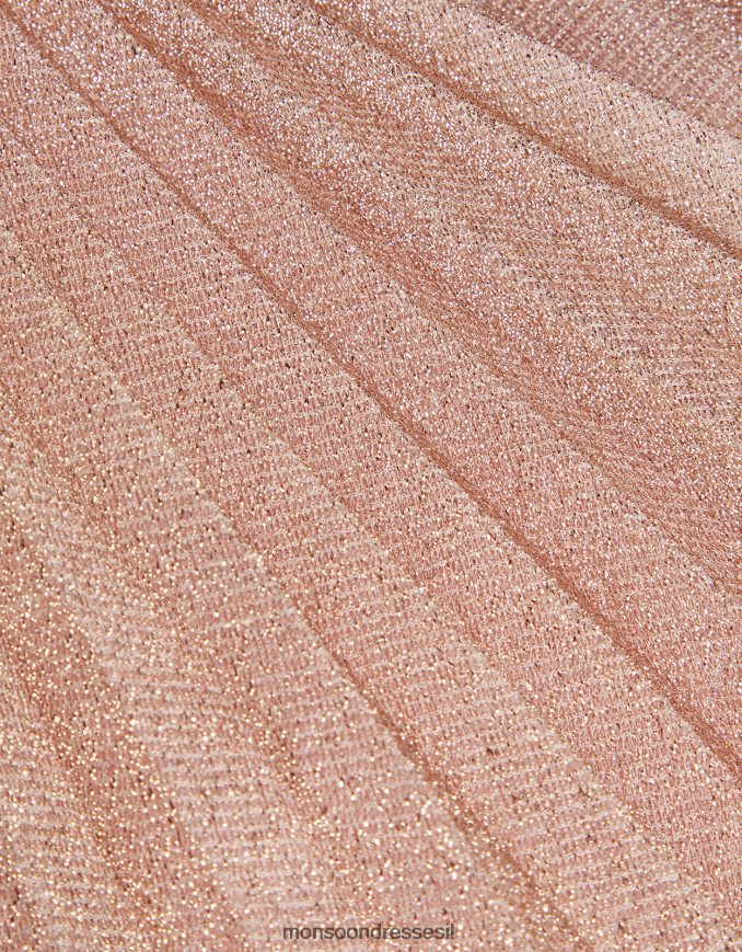 הַלבָּשָׁה Monsoon שמלת מסיבות מוזהבת בורד מוזהב וָרוֹד ילדה HTJ0TZ1769