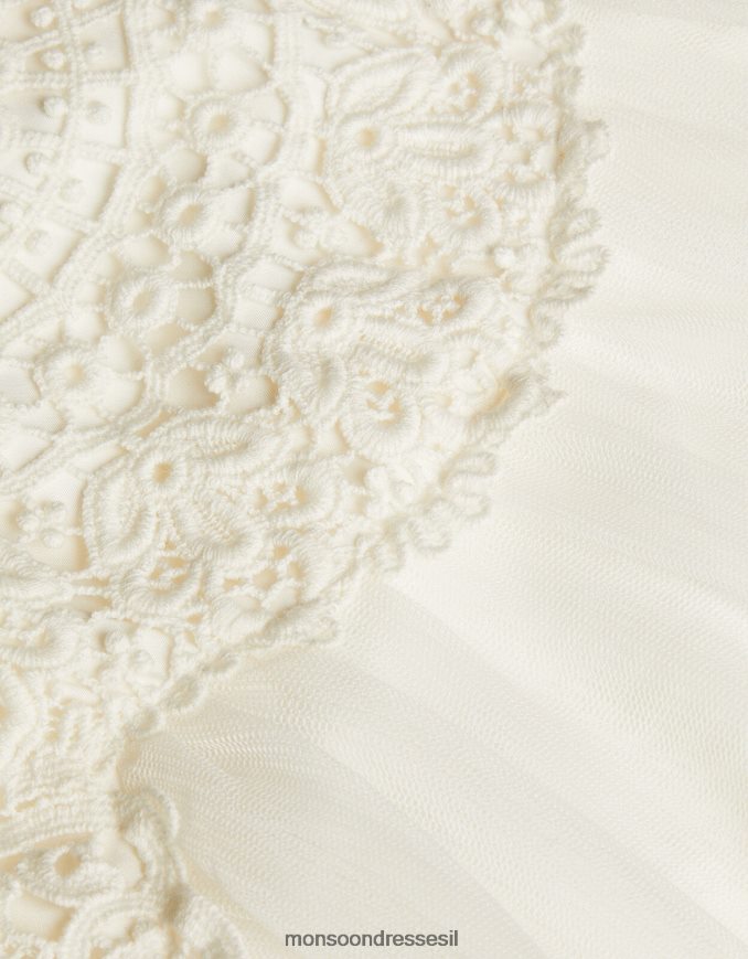 הַלבָּשָׁה Monsoon שמלת אסטלה שֶׁנהָב ילדה HTJ0TZ1772