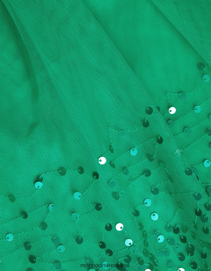 הַלבָּשָׁה Monsoon שמלת נצנצים של שירלי ירוק ילדה HTJ0TZ1773