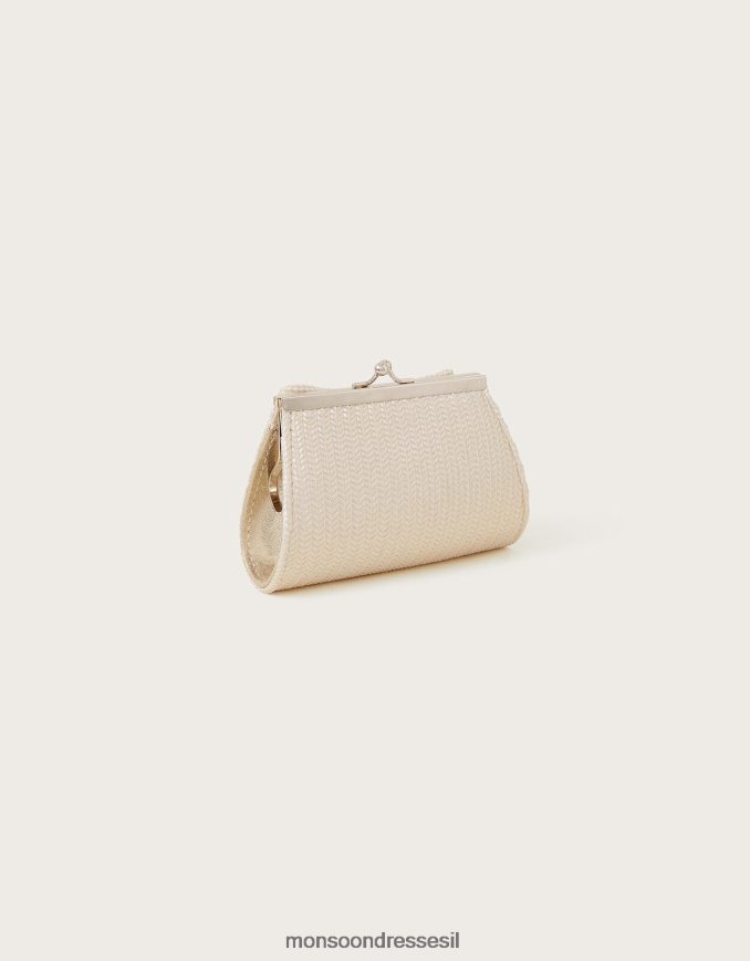 אבזר Monsoon תיק מסגרת בעל מרקם פרטי קשת אופנה ילדה HTJ0TZ1774