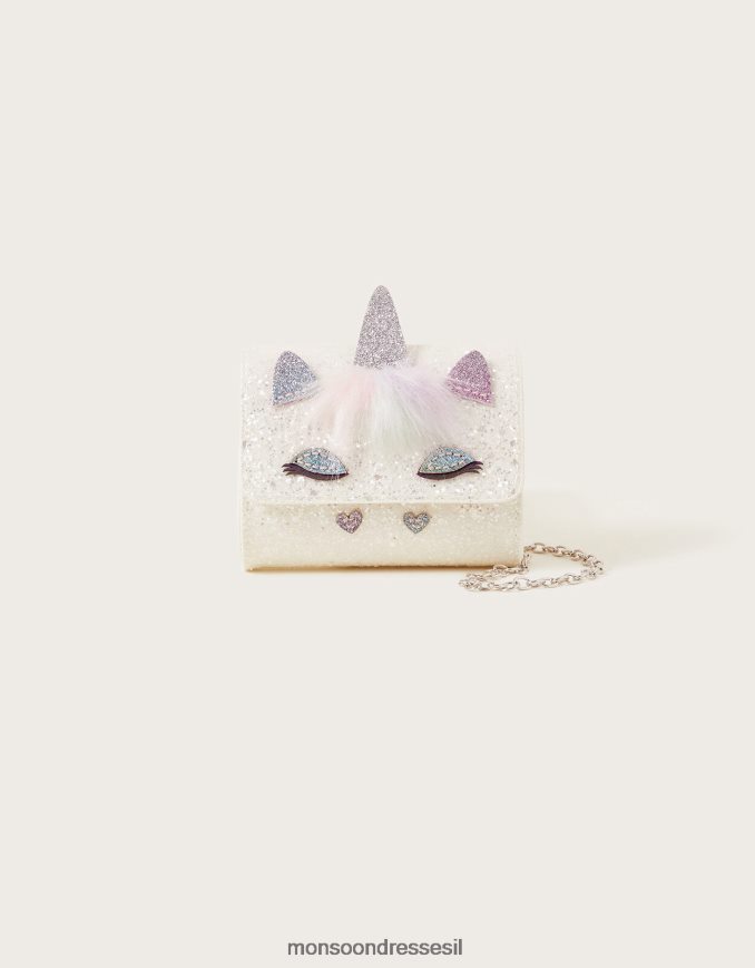 אבזר Monsoon תיק ארנק חד קרן נוצץ מְעוּדָן ילדה HTJ0TZ1775