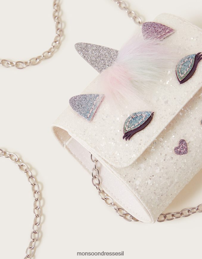 אבזר Monsoon תיק ארנק חד קרן נוצץ מְעוּדָן ילדה HTJ0TZ1775