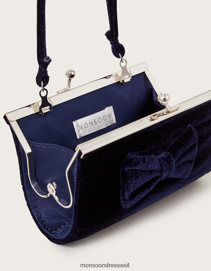 אבזר Monsoon תיק מיני קשת קטיפה מסוגנן ילדה HTJ0TZ1777