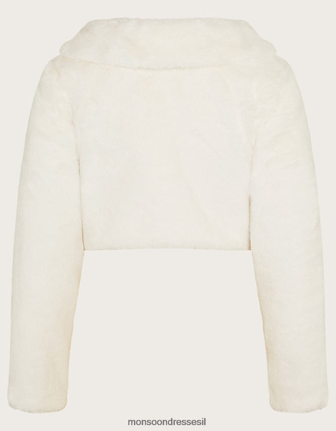 הַלבָּשָׁה Monsoon פרווה מלאכותית עם שרוול ארוך שֶׁנהָב ילדה HTJ0TZ1782