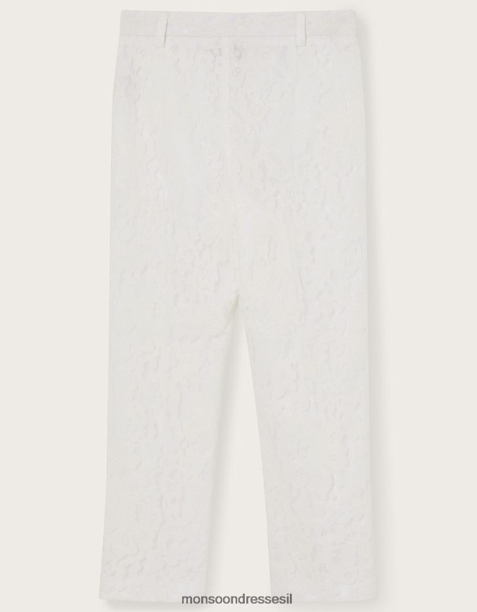 הַלבָּשָׁה Monsoon מכנסי שושבינה תחרה שֶׁנהָב ילדה HTJ0TZ1785