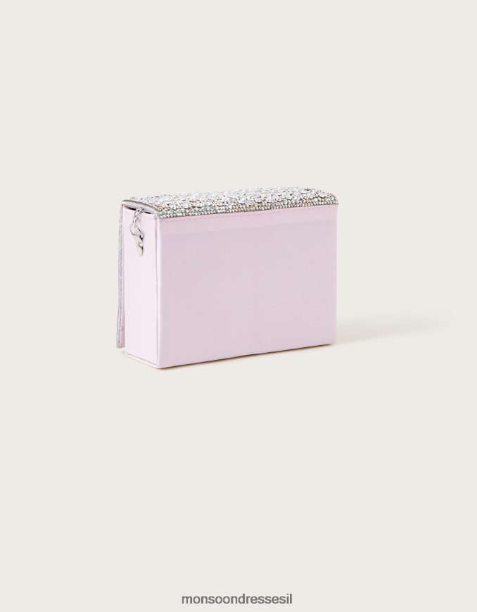 אבזר Monsoon תיק קופסא ברק נוצץ אופנה ילדה HTJ0TZ1795