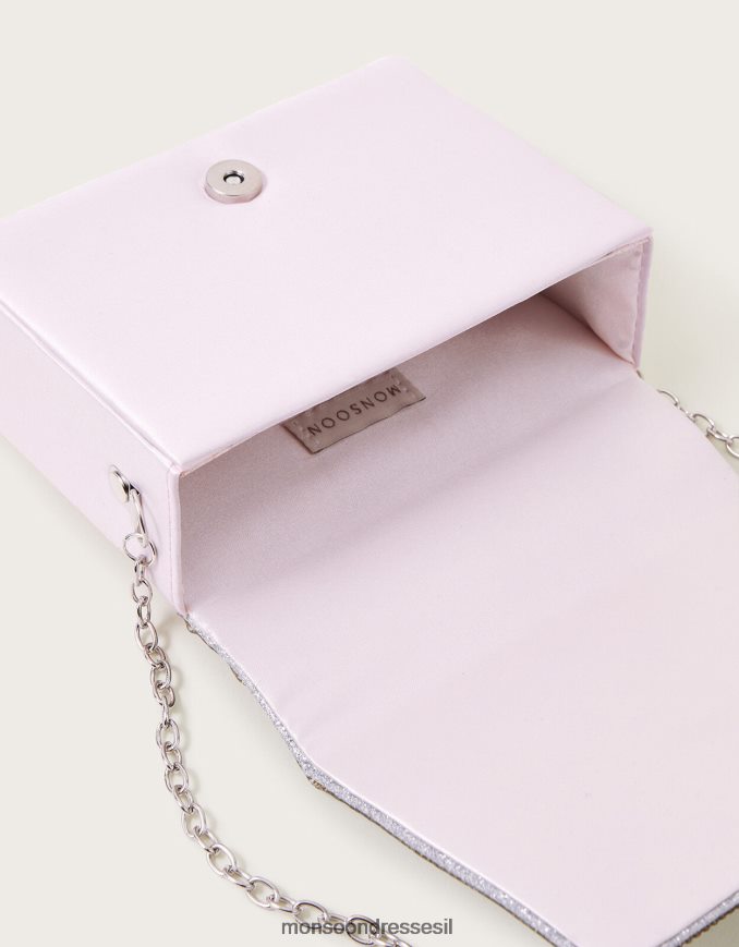 אבזר Monsoon תיק קופסא ברק נוצץ אופנה ילדה HTJ0TZ1795