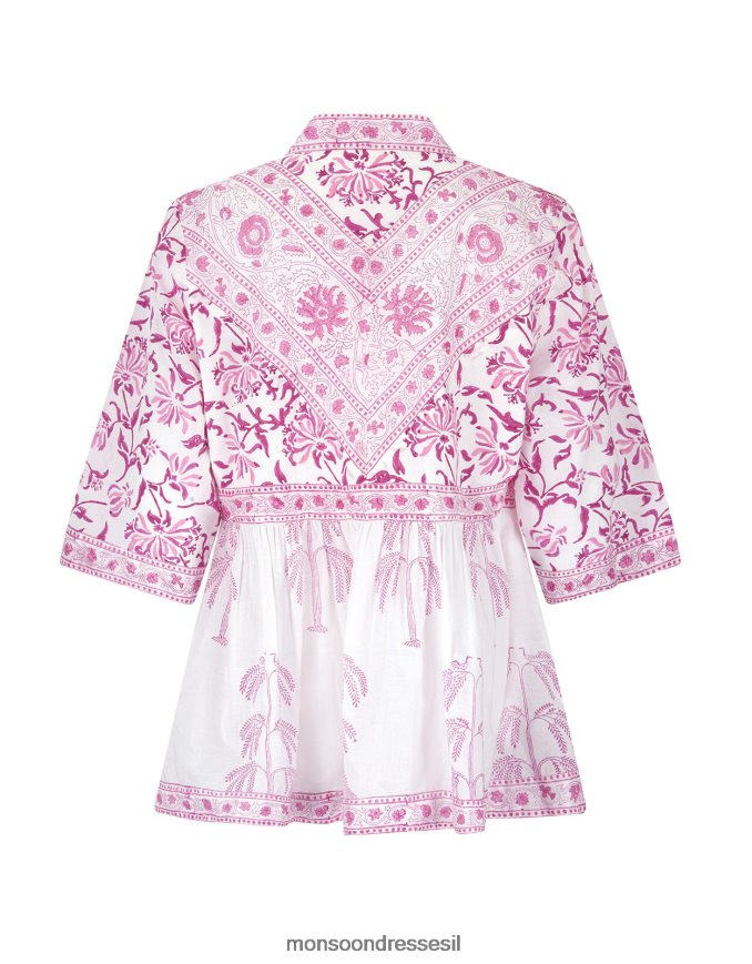 הַלבָּשָׁה Monsoon ז'קט בהדפס בלוק עץ של איסט יוליה סָגוֹל נשים HTJ0TZ179