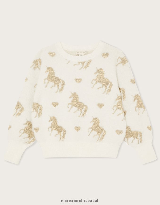 הַלבָּשָׁה Monsoon מגשר עם הדפס חד קרן פלאפי שֶׁנהָב ילדה HTJ0TZ1804