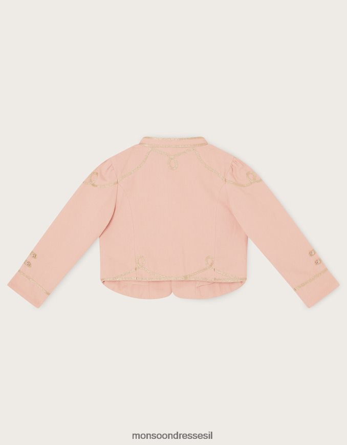 הַלבָּשָׁה Monsoon מעיל מתופף קלוע של ארץ הפלא וָרוֹד ילדה HTJ0TZ1827