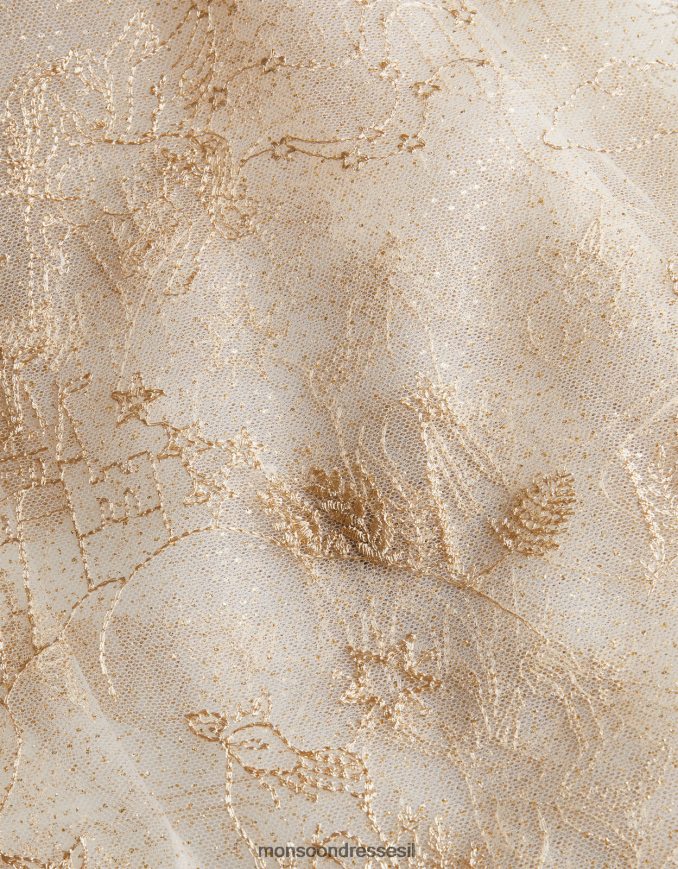 הַלבָּשָׁה Monsoon ארץ הפלאות שכמייה ארוכה רקומה זהב ילדה HTJ0TZ1840