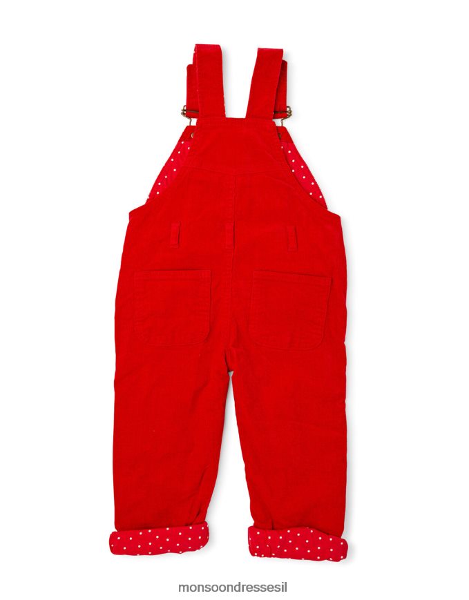 הַלבָּשָׁה Monsoon נעלי בית קורדרוי מנוקדות אָדוֹם יְלָדִים HTJ0TZ1843