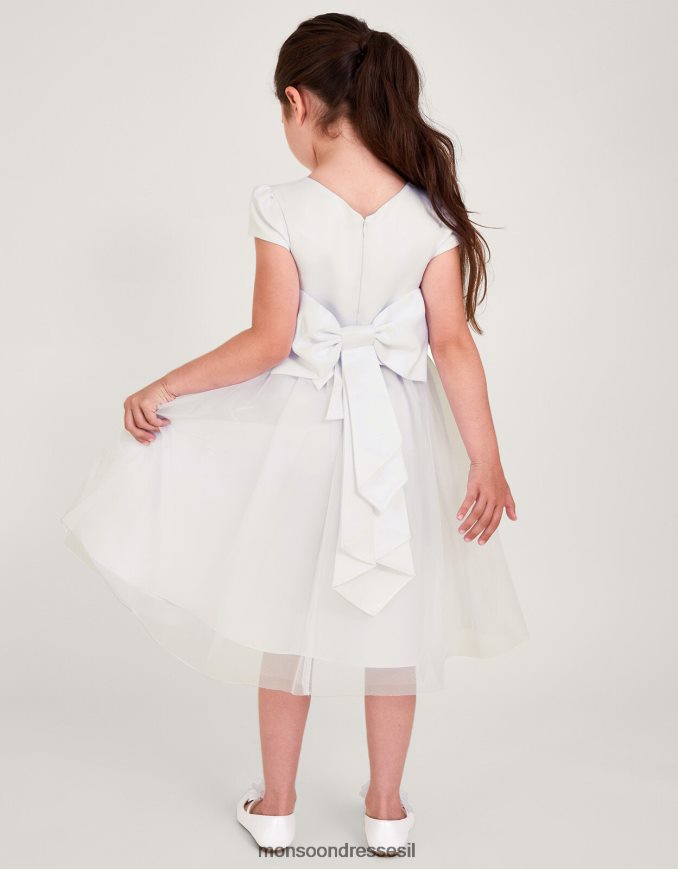 הַלבָּשָׁה Monsoon שמלת שושבינה טול שֶׁנהָב ילדה HTJ0TZ1868