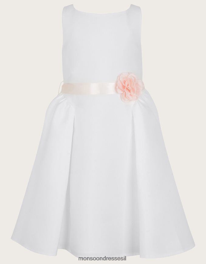 הַלבָּשָׁה Monsoon הולי דוכסית שמלת שושבינות אריג שֶׁנהָב ילדה HTJ0TZ1875