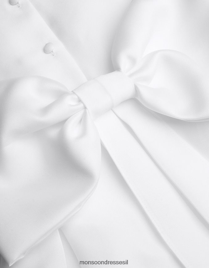 הַלבָּשָׁה Monsoon הולי דוכסית שמלת שושבינות אריג שֶׁנהָב ילדה HTJ0TZ1875