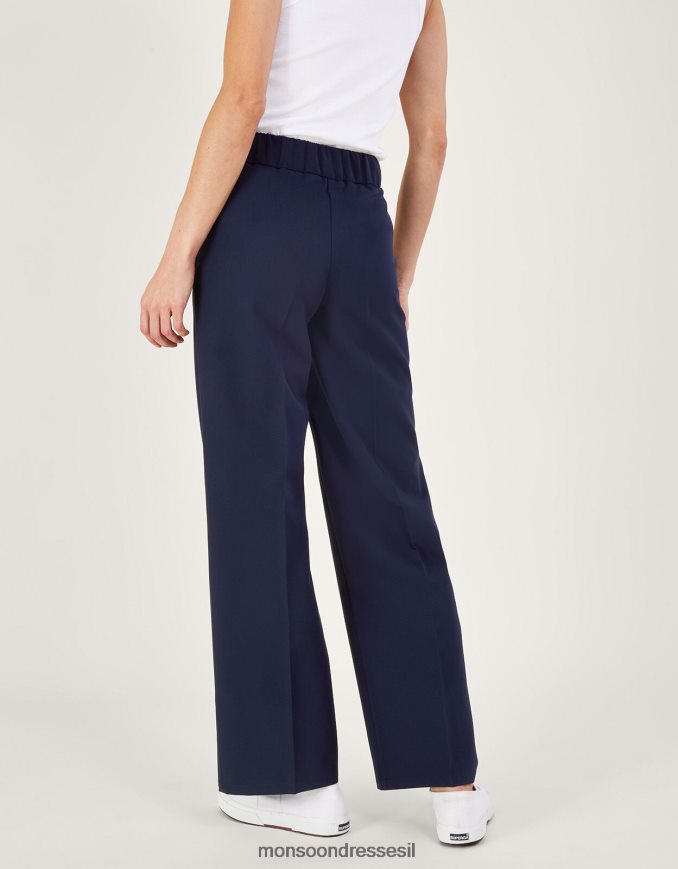 הַלבָּשָׁה Monsoon מכנסיים ברידג'ט צבאיים כחול (צי) נשים HTJ0TZ187