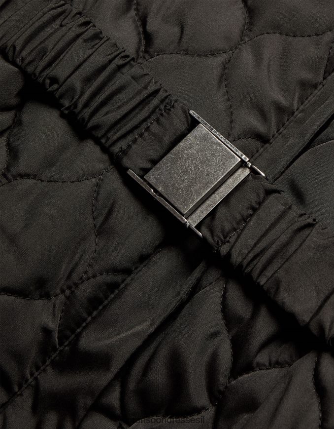 הַלבָּשָׁה Monsoon מעיל ארוכות מרופד עם קפוצ'ון שָׁחוֹר ילדה HTJ0TZ1883