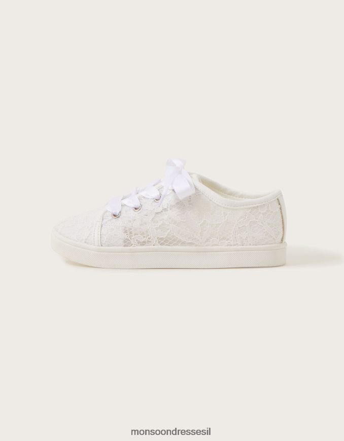 הַנעָלָה Monsoon מאמני תחרה לכלה שֶׁנהָב ילדה HTJ0TZ1889