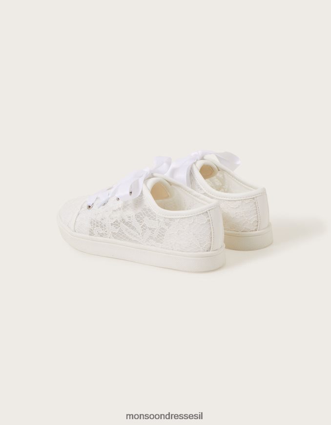 הַנעָלָה Monsoon מאמני תחרה לכלה שֶׁנהָב ילדה HTJ0TZ1889