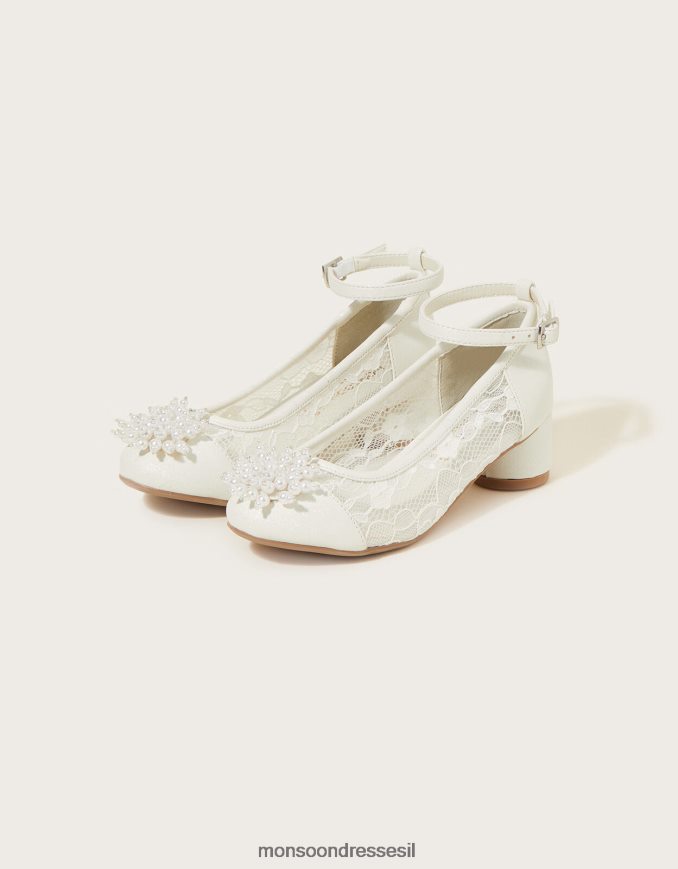 הַנעָלָה Monsoon עקבי קריסטל נסיכות שֶׁנהָב ילדה HTJ0TZ1898