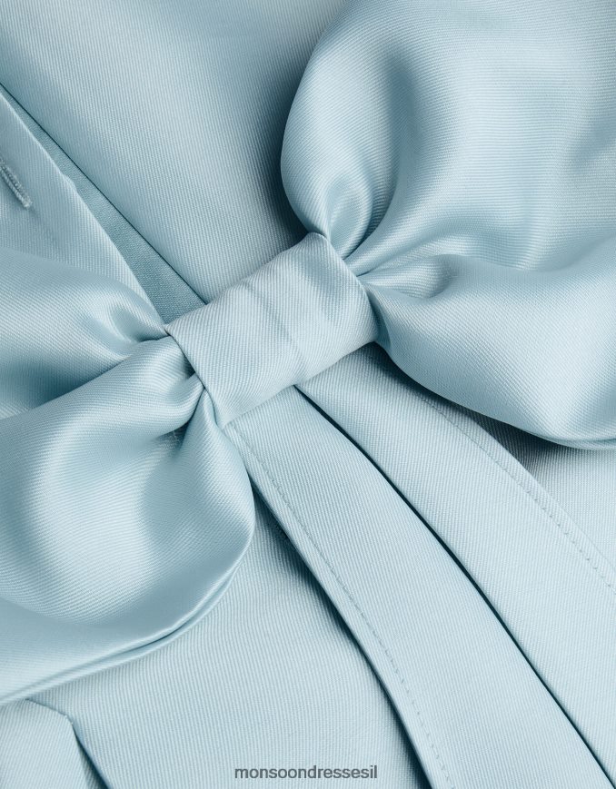 הַלבָּשָׁה Monsoon הולי דוכסית שמלת שושבינות אריג ירוק ילדה HTJ0TZ1902