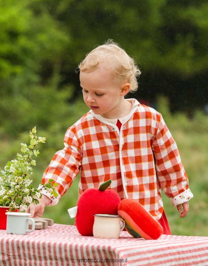 הַלבָּשָׁה Monsoon רדיקלים קטנים ירוקים פרחי אביב ז'קט הפיך אָדוֹם יְלָדִים HTJ0TZ1903