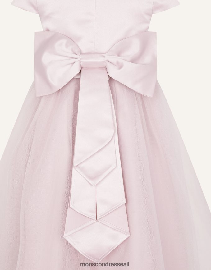 הַלבָּשָׁה Monsoon שמלת שושבינה טול וָרוֹד ילדה HTJ0TZ1907