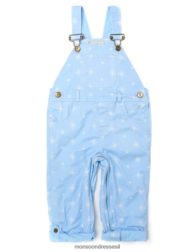 הַלבָּשָׁה Monsoon נעלי בית עם הדפס פתיתי שלג כְּחוֹל יְלָדִים HTJ0TZ1909