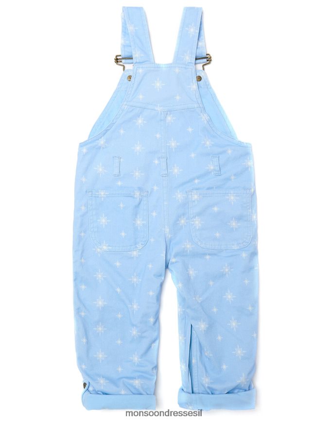 הַלבָּשָׁה Monsoon נעלי בית עם הדפס פתיתי שלג כְּחוֹל יְלָדִים HTJ0TZ1909