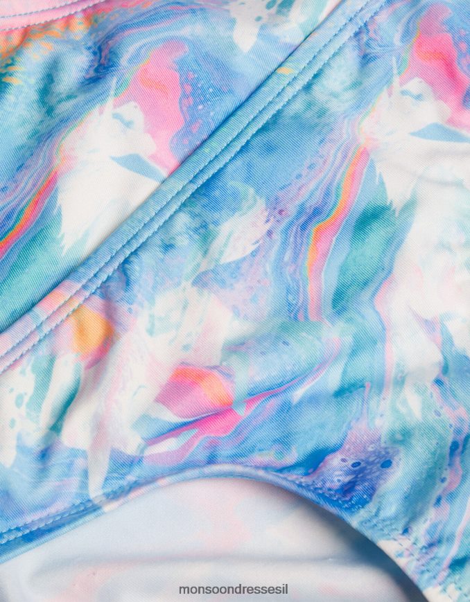 הַלבָּשָׁה Monsoon סט ביקיני חד קרן משיש עם פוליאסטר ממוחזר רַב ילדה HTJ0TZ1912