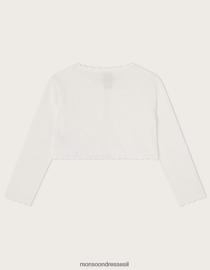 הַלבָּשָׁה Monsoon קרדיגן עלי כותרת תלת מימד שֶׁנהָב ילדה HTJ0TZ1917