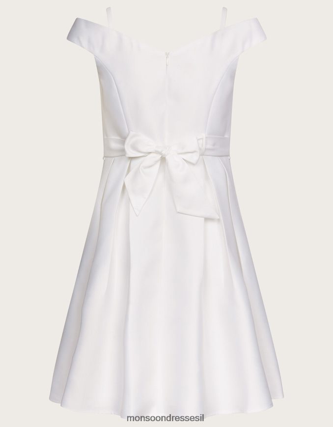 הַלבָּשָׁה Monsoon שמלת נשף של דוכסית אריג ברדו שֶׁנהָב ילדה HTJ0TZ1927