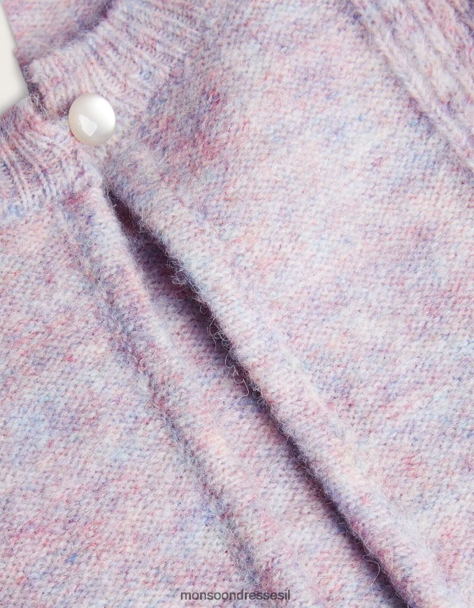 הַלבָּשָׁה Monsoon קרדיגן בולרו כבל סלסול כפול וָרוֹד יְלָדִים HTJ0TZ1933