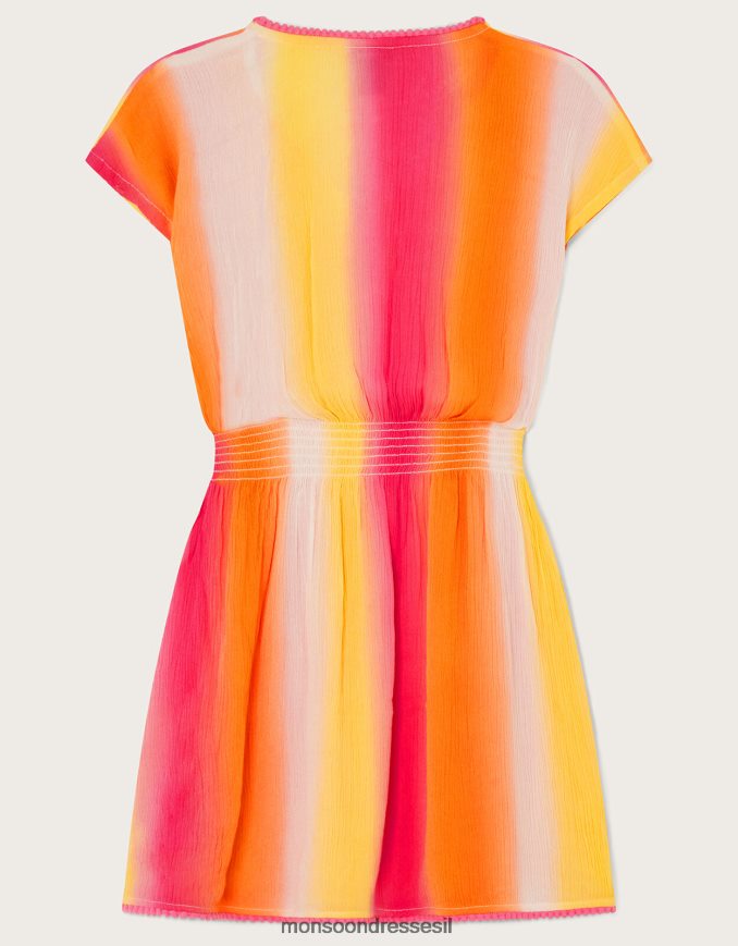 הַלבָּשָׁה Monsoon שמלת קפטן קולורבלוק צהוב ילדה HTJ0TZ1936