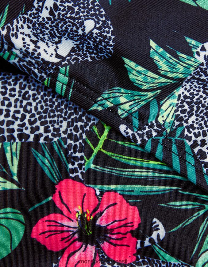 הַלבָּשָׁה Monsoon בגד ים חתוך בהדפס כף היד רַב ילדה HTJ0TZ1939