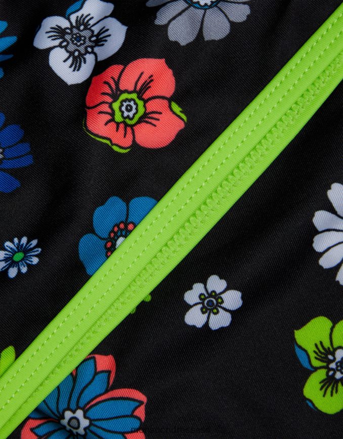 הַלבָּשָׁה Monsoon סט ביקיני עם צווארון קולר פרחוני שָׁחוֹר ילדה HTJ0TZ1940